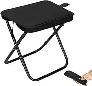 SUNOYA Camping Stool, Portable Folding Stool, Camping Stool, Foldable Mini Folding Stool, for Outdoor Hiking, Fishing, Gardening