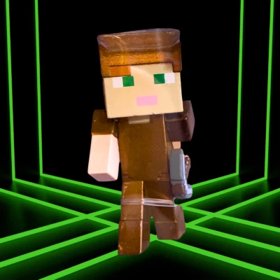 Minecraft Alex in Leather Armor Metalfigs Die-Cast