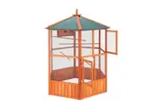 Bird Cage Aviary Parrot House Budgie Cockatiel Canary Enclosure Pigeon Coop Wooden Indoor Outdoor Extra Large