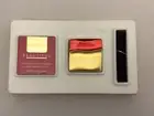 New! Estee Lauder Red Sleek & Chic” Solid Perfume Compact NIB