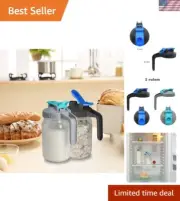 Transform Your Mason Jars with Airtight Pour Spout Lids - 2 Pack Handle Design