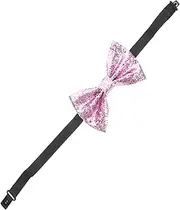 [Holibanna] Elegant Formal Bow Tie for Men Glitter Sequin Tuxedo Tie Adjustable Adult Party Accessory