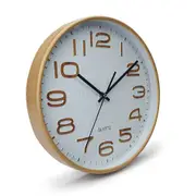 [Vanguard Universal] 3D Numeral Wall Clock Brown