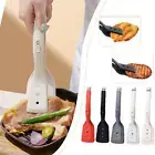 2 in 1 Silicone Clamp Spatulas,Omelette Spatulas Fried Steak Clamp Flipping Y1A1