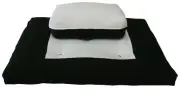 White Black Zabuton Zafu, Yoga Meditation Relax, sitting, kneel cushion, seat