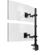 VIVO Ultra Wide Dual Monitor Mount, Tall Stand, Fits up to 43" Computer Screens