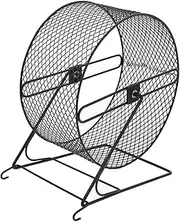 BAZEITFLOW Quiet Hamster Running Wheel Fun Exercise Plaything for Pets for Hamsters Squirrels and Hedgehogs with Bracket for Stability and Support