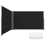 Outdoor Retractable Privacy Screen - 1.8x6m Weatherproof Patio Awning