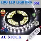 5050 SMD Cool White 5M 300Leds LED Strips Strip Light Lamp+Dimmer