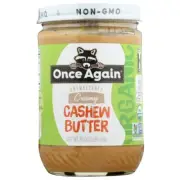 Cashew Bttr Nslt Org 16 Oz(Case Of 6) By Once Again