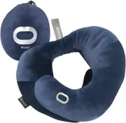 Flat Back Travel Neck Pillow – Patented Neck Pain Relief & Support for Head, ...