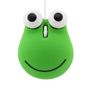 Wired Mouse Cute Cartoon Mini Frog Design Computer Mause 1600 DPI USB Optical Small Hand Creative Mice Kids Gift For PC Laptop