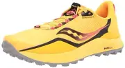Saucony Men's Core Peregrine 12 Trail Running Shoe, VIZIGLD/VIZIRED, 9