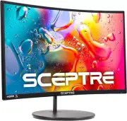 Curved 24" 1080P Gaming Monitor with HDMI, VGA & Built-In Speakers