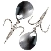 10pcs Fishing Hook Sharpened Treble Hooks 2# 4# 6# 8# Fish Hook Carbon Steel