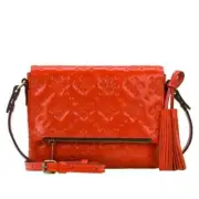 Patricia Nash Corfu Crossbody Bright Coral Cute!