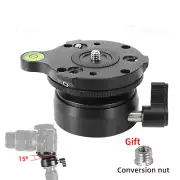 360° Hemisphere leveling base 1/4" Screw Tripod Mount Holder for DSLR Camera