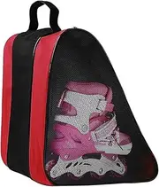 [Generic] Kids Water-Proof Standard Roller Skate Bag Portable Inline Skate Ice Skate Single Shoulder Carry Bag Skate Shoes Carrier Storage Bag Sports Skating Tote Bag for Boys Girls