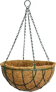 Clyde Garden Lattice Wire Basket, Green, 40 cm