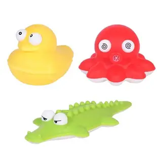 韓國 Sillymann 鉑金矽膠洗澡玩具 洗澡玩具 寶寶玩具 幼兒玩具 小鴨/小鱷魚/小章魚