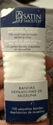Satin Smooth Natural Muslin Epilating Strips