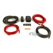 Wet Sounds WW-2 AMP KIT-FRONT 1/0 Gauge Marine Amplifier Wire Kit