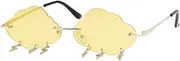 [TEMPNAP] Funny Clouds Glasses 1 Pair Party Sunglasses Frame and Comfortable for Outdoor Activities