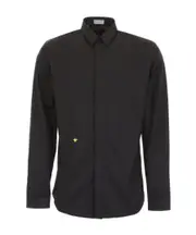 Shirt with Bee Embroidery SHIRTS CM40,SHIRTS CM41,SHIRTS CM39,SHIRTS CM38 Black