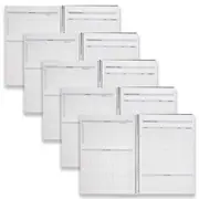 5pc Spirax To Do Book A4 Templated School/Office Writing Notebook 140Pgs Yellow