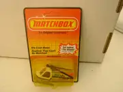 1983 MATCHBOX SUPERFAST #75 RESCUE HELICOPTER WITH BLACK BASE NEW CRACKED BUBBLE