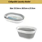 Collapsible Laundry Basket Foldable Wash Clothes Clean Storage Hamper Basket