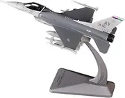 Replica Pre-Build Aircraf Classic Fighter Aircraft Model 1:100 for Scale F16 Die-cast Metal Airplane Model Alloy Finished Military Fighter Model Office Display Collection Gift Collection Gift Display