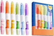 Erasable Highlighter | Double-ended Erasable Highlighters - Double-ended Erasable Highlighter Pen, Smooth Writing Book Journaling Highlighters
