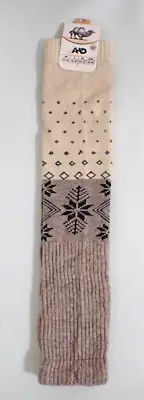 Inner Mongolia 85% Camel Wool Leg and Knee Warmers 50-53cm Natural Thermal