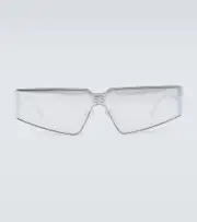 [Balenciaga] Balenciaga Shield 2.0 rectangular sunglasses One Size silver