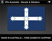AUSTRALIAN EUREKA FLAG DECAL | STICKER | 100mm x 65mm | STOCKADE | AUSSIE | PRID