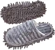 [XJKLBYQ] Unisex Microfiber Slippers,Floor Cleaning Mop,Detachable Washable Mop Shoes,Silent House Dusting Slippers,Floor Dust Dirt Cleaning Slipper for Women Men