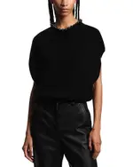 Emporio Armani Metallic Sphere Trim Sweater
