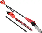 Pole Saw, 20V Hedge Trimmer Electric Poles Pruner Cordless Chainsaw Pruning Chai