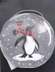 Vera Bradley Whimsy Penguin Ornament Cosmetic Bag New With Tags