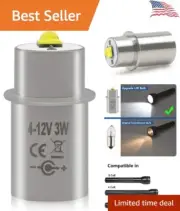 LED Flashlight Bulb - Super High Brightness - Easy to Install - Long Life