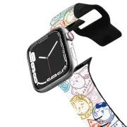 Apple Watch Series 4-6, SE (40mm) Impact Band Chiikawa Travel Visa Stamp Watch Band