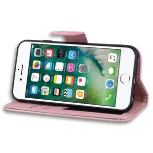 卡通動物 翻蓋皮套 iPhone 7 8 Plus 錢包款手機殼 i7 i8 i7P i8P 掀蓋保護殼 可爱磁釦手機套