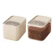 Dry Food Storage Cereal Seed Container Plastic Tub Pet Pasta Food