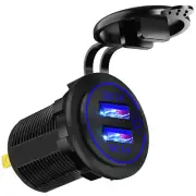 QC 3.0 Dual USB Fast Car Charger Socket Power Outlet For Boat Marine RV Mobile (for: Daihatsu)
