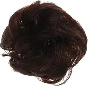 Ipetboom Messy Bun Hair Piece For Women Elastic Curly Hair Bun Scrunchies Human Hair Wavy Bun Chignon Ponytail Extensions for Women