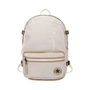 【CONVERSE】後背包 雙肩包 書包 STRAIGHT EDGE PREMIUM BACKPACK 米 10023003-A02