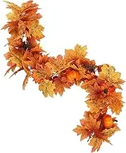 HOMOCONO Simulation Pumpkin Decoration Autumn Decorations for Home Garland for Thanksgiving Fall Leaf Decorations Thanksgiving Decorations Pumpkin Garland Fall Decorations for Home
