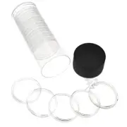 20 AirTite H$5ML Direct Fit 1oz Silver Maple Coin Holders & Black Capsule Tube
