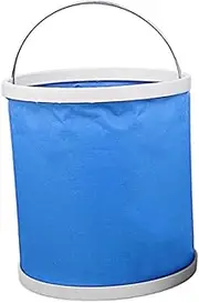 ibasenice Portable Folding Water Bucket Multifunctional Basin for Camping Hiking Fishing Travel Leakproof Space Saving Design
